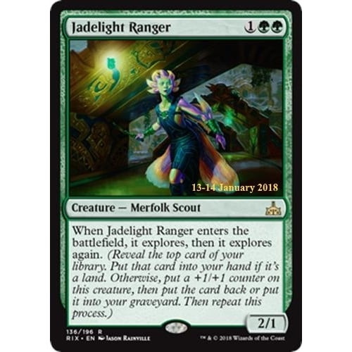 Jadelight Ranger (Rivals of Ixalan Prerelease Foil)