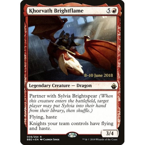 Khorvath Brightflame (Battlebond Launch foil) | Promotional Cards