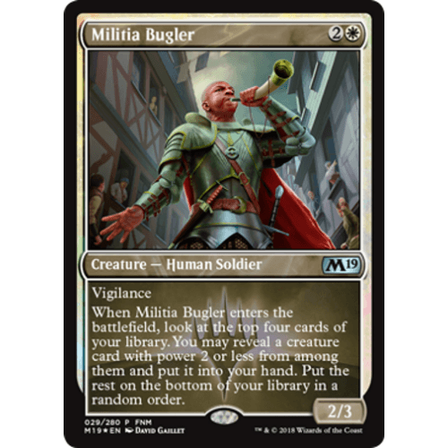 Militia Bugler (FNM foil)
