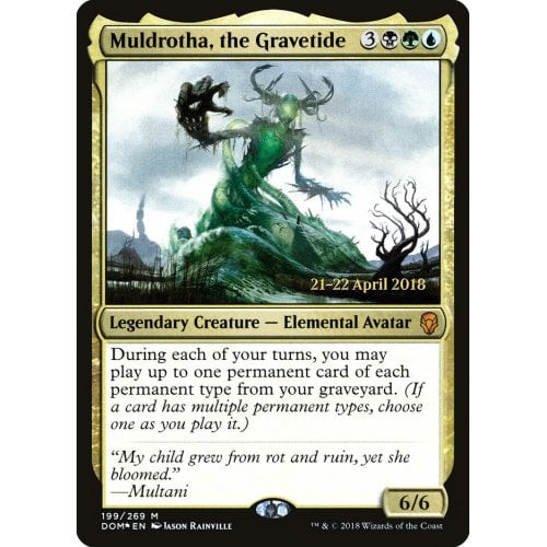 Muldrotha, the Gravetide (Dominaria Prerelease foil) | Promotional Cards