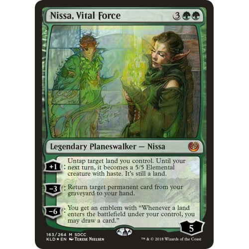 Nissa, Vital Force (SDCC Promo 2018 Foil) | Promotional Cards