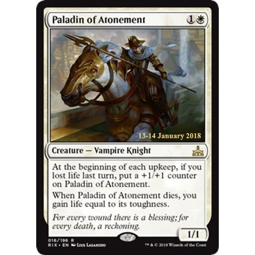 Paladin of Atonement (Rivals of Ixalan Prerelease Foil)