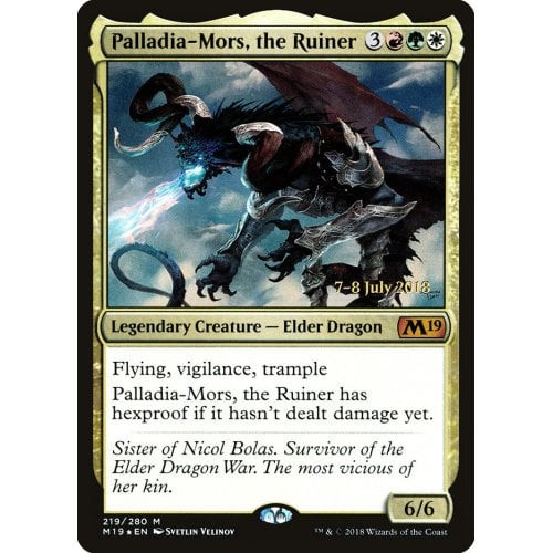 Palladia-Mors, the Ruiner (Core 2019 Prerelease foil)