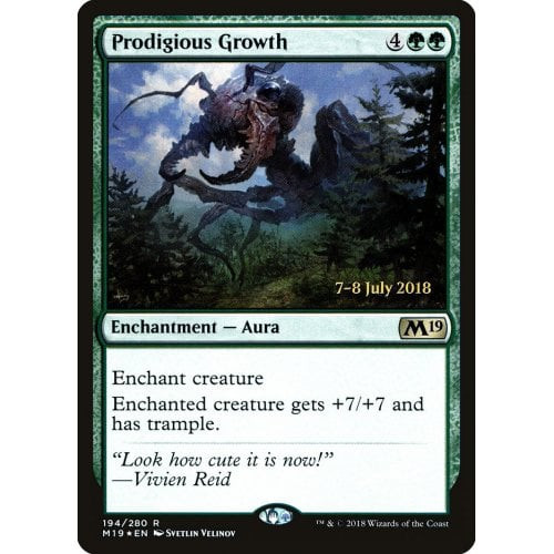 Prodigious Growth (Core 2019 Prerelease foil)