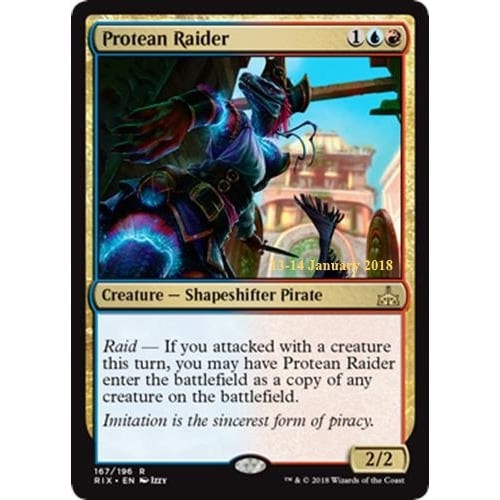 Protean Raider (Rivals of Ixalan Prerelease Foil) | Promotional Cards