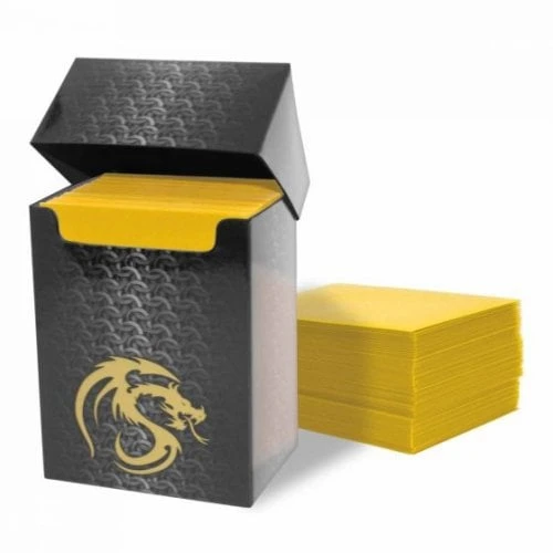 Gaming Deck Guard Boxed Matte Sleeves (80) - Yellow