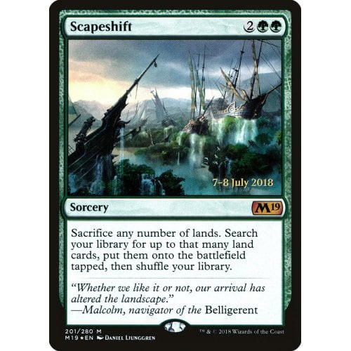 Scapeshift (Core 2019 Prerelease foil) | Promotional Cards