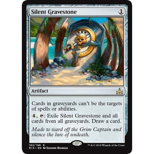 Silent Gravestone (Rivals of Ixalan Prerelease Foil)