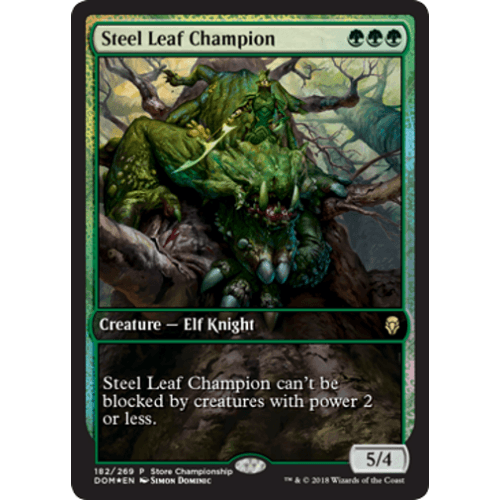 Steel Leaf Champion (Store Championship foil)