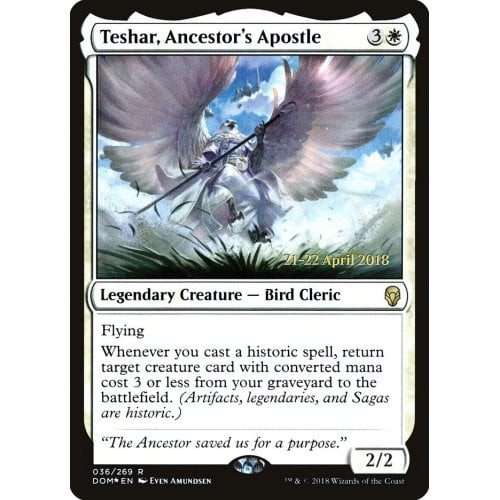 Teshar, Ancestor's Apostle (Dominaria Prerelease foil)