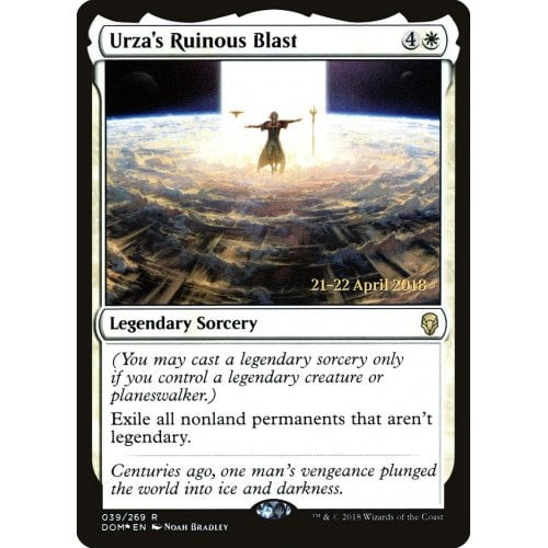 Urza's Ruinous Blast (Dominaria Prerelease foil)