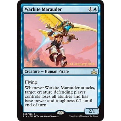 Warkite Marauder (Rivals of Ixalan Prerelease Foil)