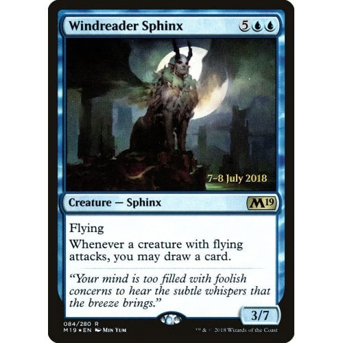 Windreader Sphinx (Core 2019 Prerelease foil)