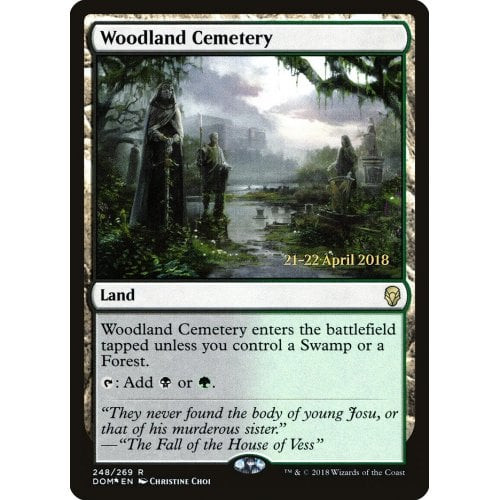 Woodland Cemetery (Dominaria Prerelease foil) | Promotional Cards