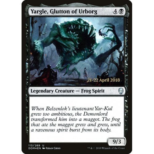 Yargle, Glutton of Urborg (Dominaria Prerelease foil) | Promotional Cards
