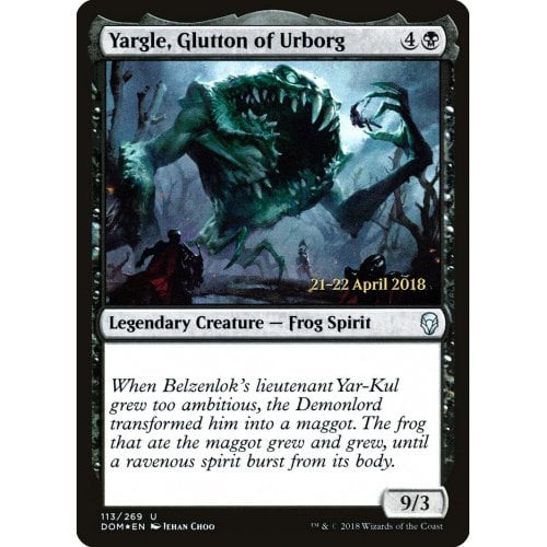 Yargle, Glutton of Urborg (Dominaria Prerelease foil)