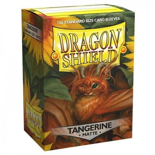 Dragon Shield Sleeves Matte Tangerine  (100)