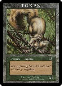 Squirrel Token (Odyssey Magic Player Rewards)
