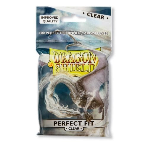 Dragon Shield Perfect Fit Inner Sleeves - Sealable Smoke (100