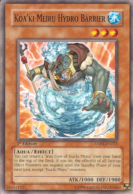 ANPR-EN022 Koa'ki Meiru Hydro Barrier