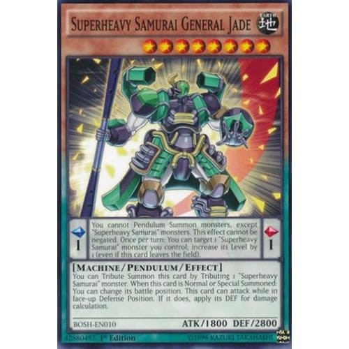BOSH-EN010 Superheavy Samurai General Jade