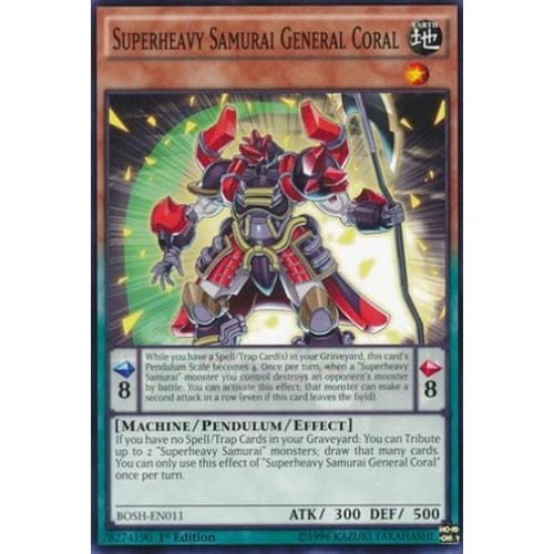 BOSH-EN011 Superheavy Samurai General Coral