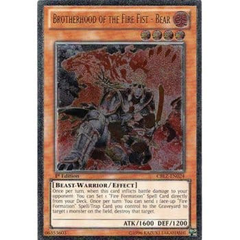 CBLZ-EN024 Brotherhood of the Fire-Fist - Bear (Ultimate)