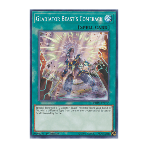 CHIM-EN056 Gladiator Beast's Comeback