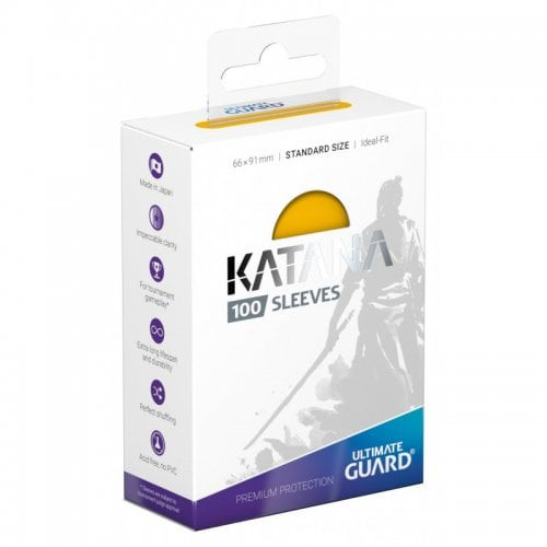 Katana Sleeves Standard Size - Yellow (100)