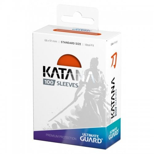 Katana Sleeves Standard Size - Orange (100)
