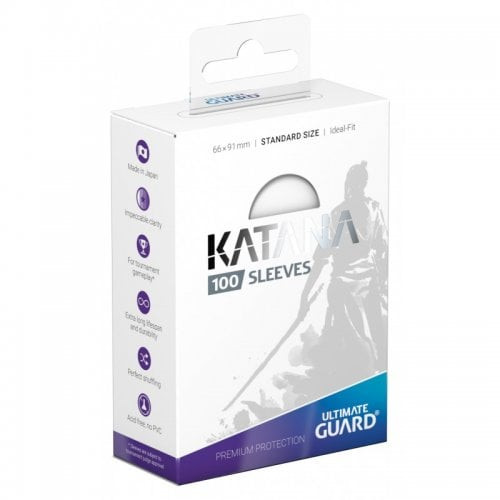Katana Sleeves Standard Size - White (100)