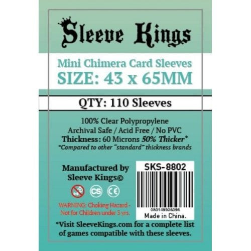 Mini Chimera Card Sleeves 43mm x 65mm (110)
