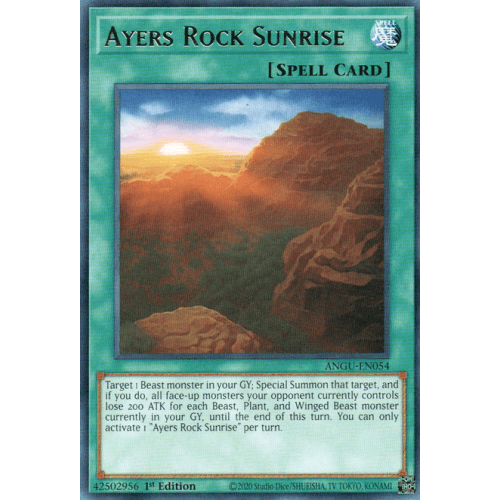 ANGU-EN054 Ayers Rock Sunrise