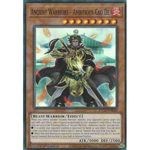 ETCO-EN020 Ancient Warriors - Ambitious Cao De