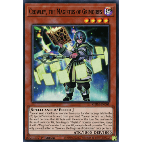 GEIM-EN001 Crowley, the Magistus of Grimoires