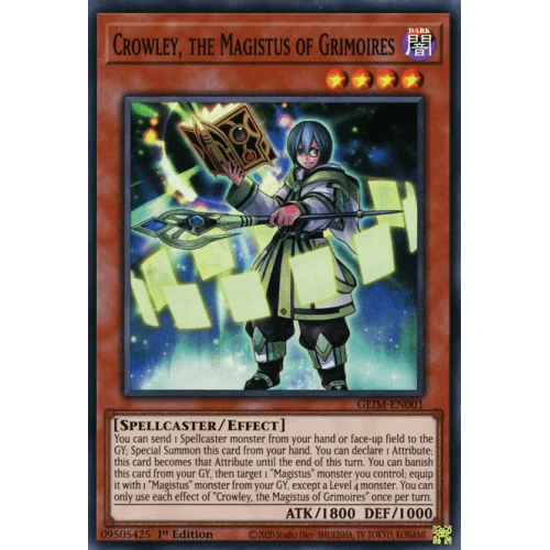 GEIM-EN001 Crowley, the Magistus of Grimoires