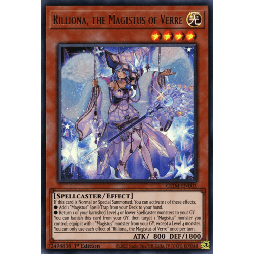 GEIM-EN003 Rilliona, the Magistus of Verre (Collectors Rare)