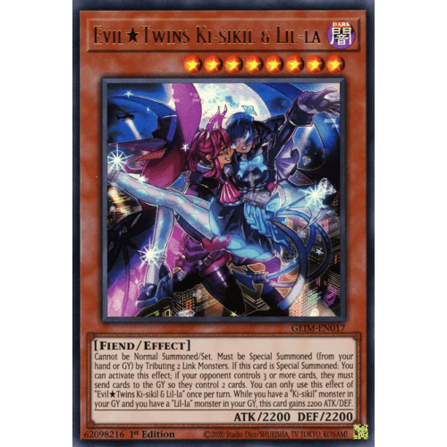 GEIM-EN017 Evil Twins Ki-sikil & Lil-la (Ultra Rare)