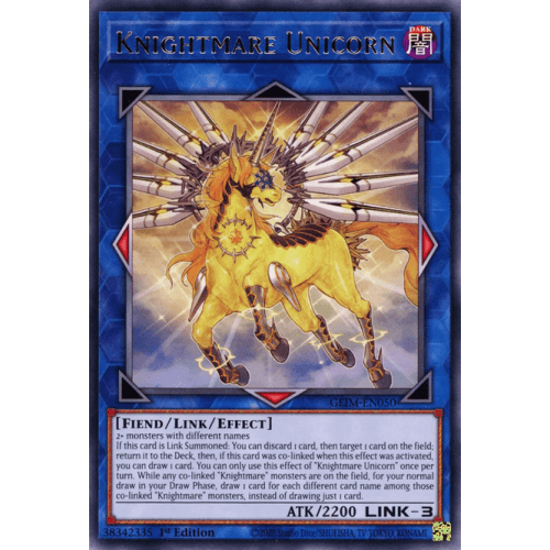 GEIM-EN050 Knightmare Unicorn (Rare)