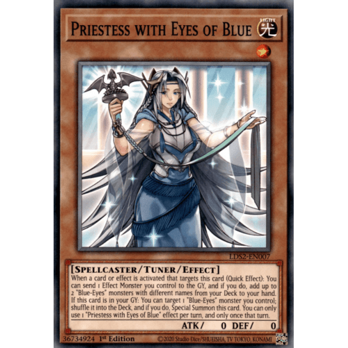 LDS2-EN007 Priestess with Eyes of Blue