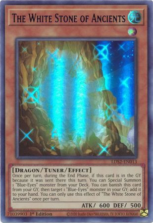 LDS2-EN013 The White Stone of Ancients (Blue Version)