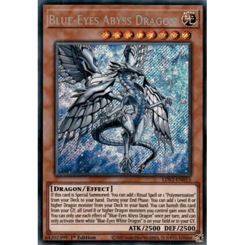 LDS2-EN015 Blue-Eyes Abyss Dragon (Variant Card)
