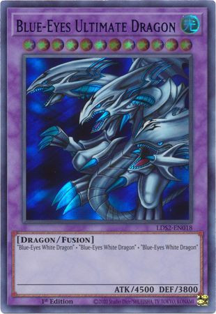 LDS2-EN018 Blue-Eyes Ultimate Dragon (Blue Version)