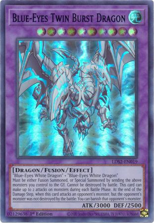 LDS2-EN019 Blue-Eyes Twin Burst Dragon (Purple Version)