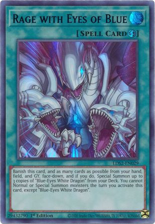 LDS2-EN029 Rage with Eyes of Blue (Purple Version)