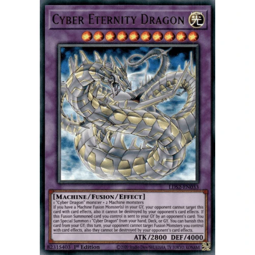 LDS2-EN033 Cyber Eternity Dragon (Regular Version)