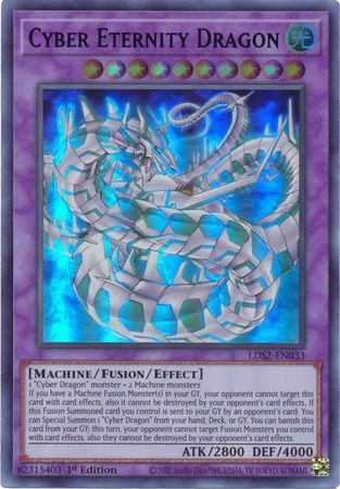 LDS2-EN033 Cyber Eternity Dragon (Purple Version)