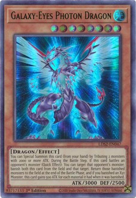 LDS2-EN047 Galaxy-Eyes Photon Dragon (Green Version)