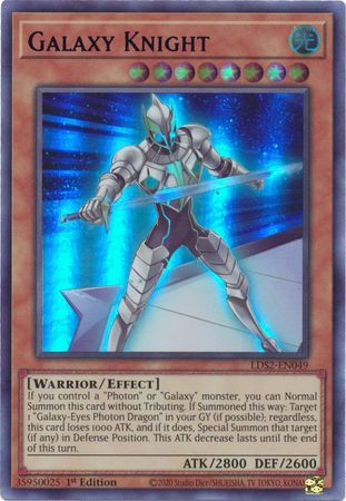 LDS2-EN049 Galaxy Knight (Blue Version)
