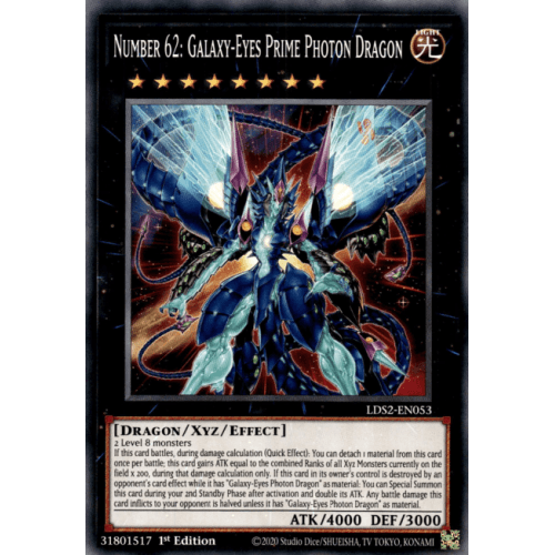 LDS2-EN053 Number 62: Galaxy-Eyes Prime Photon Dragon